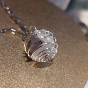 Amethyst / Clear Quartz/ Selenite Pendant